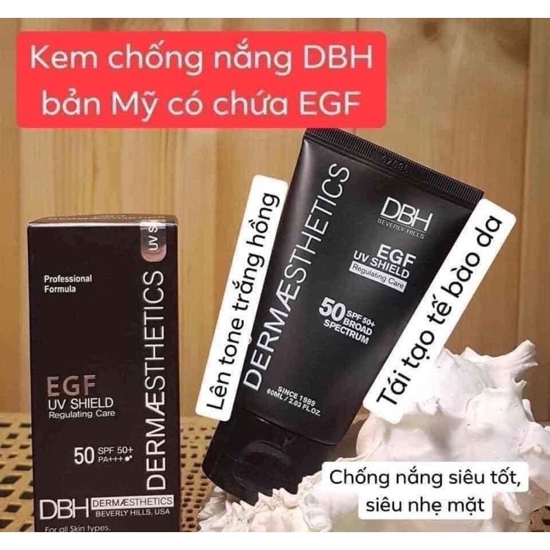 Kem Chống Nắng Dermaesthetics DBH SPF 50+/PA+++