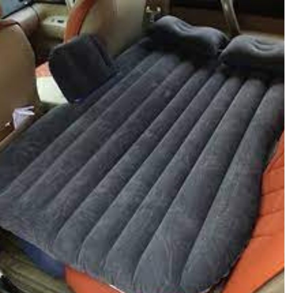 Đệm hơi ô tô, Nệm xe hơi giường trên xe có gối chặn cho bé kèm bơm điện cắm xe