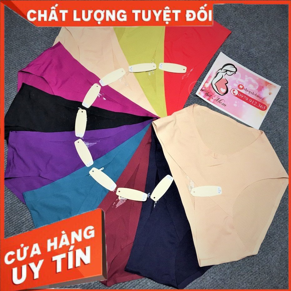 Quần lót bầu sau sinh cạp chéo thông hơi kháng khuẩn, chất nhẹ, mát lạnh, có size cho mẹ bầu từ 43kg đến 70kg