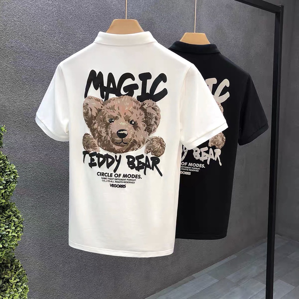 Áo thun nam có cổ MURADFASHION, Áo polo nam đẹp màu trắng ATT02