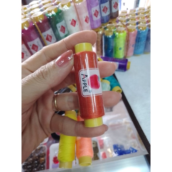 Cuộn chỉ agfa bán lẻ mềm mịn sợi chắc bền may đồ có nhiều màu