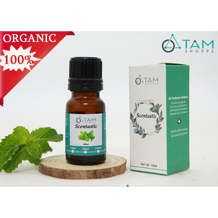 [TD ORGANIC] Tinh dầu bạc hà nguyên chất 100% SCENTASTIC 10ml