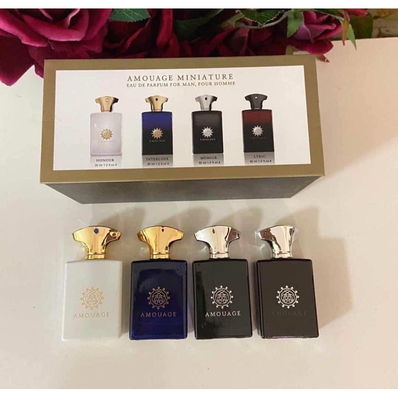 Set nước hoa  Amouage mini 4 chai 30ml. | BigBuy360 - bigbuy360.vn