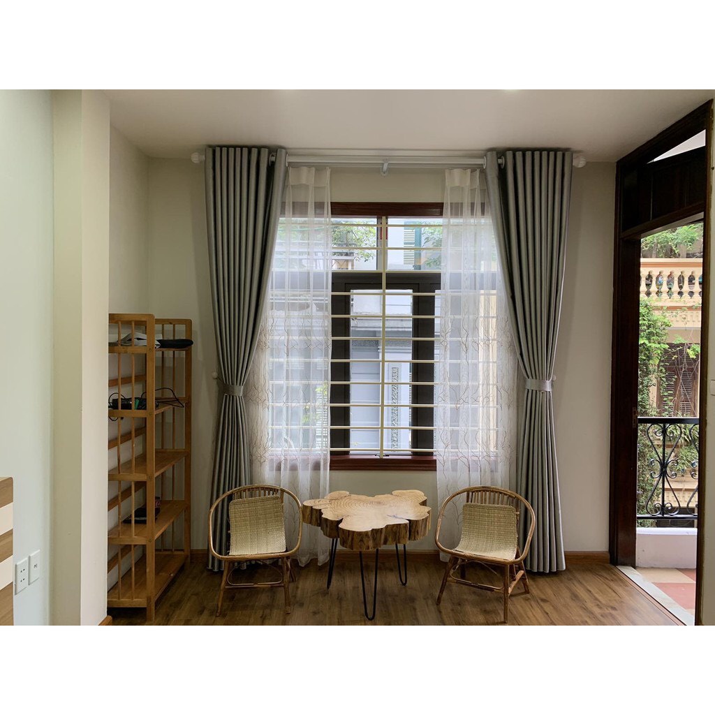 Combo 2: Ghế mây sò tự nhiên, ghế ban công