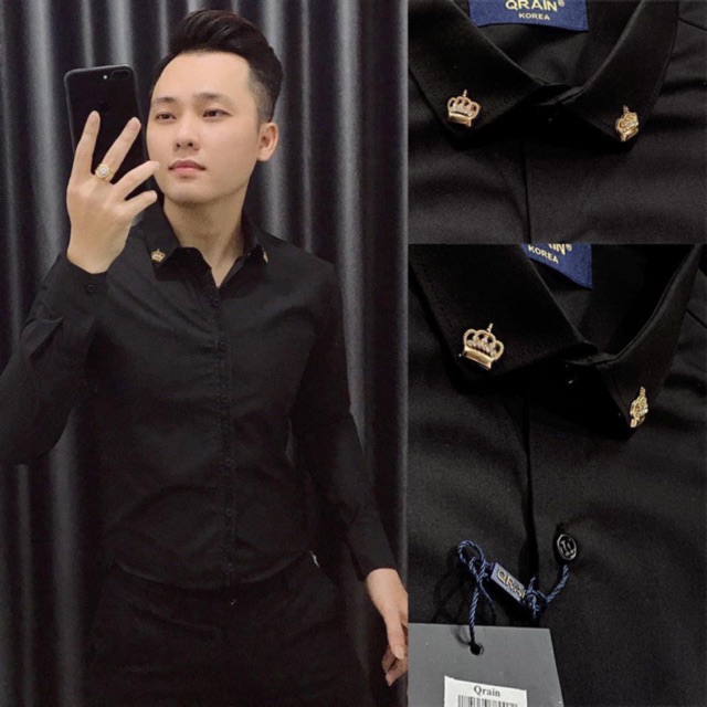 Sơ mi đính đá cao cấp