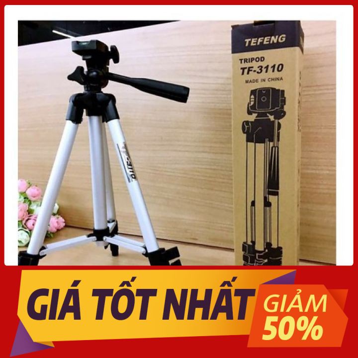 Tripod  TF 3110 chân kê máy ảnh, điện thoại về hàng, chiều dài lên đến 1m. Thích hợp cho các chị livetrime bán hàng ....