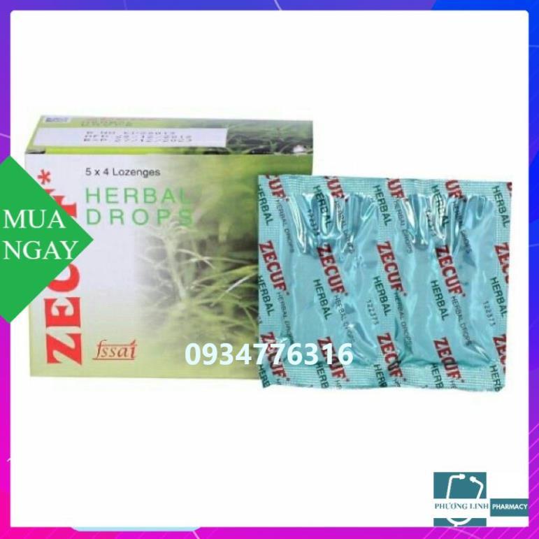 Kẹo ngậm ZECUF (hộp 5vỉ)