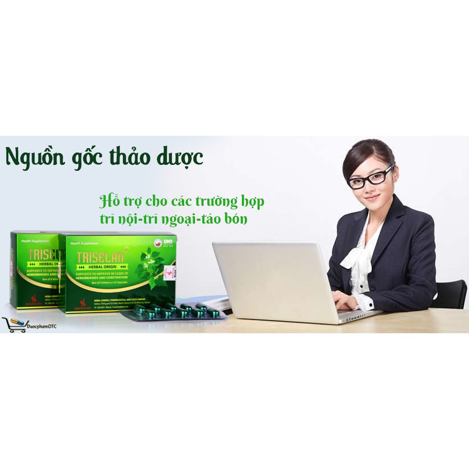 5 Hộp Thực phẩm hỗ trợ sức khoẻ TRISELAN+ phòng ngừa trĩ và các triệu chứng khó chịu của trĩ