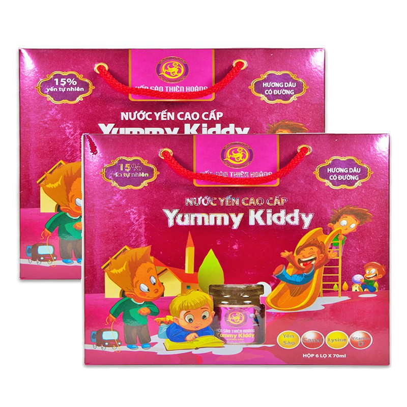 COMBO 3 Hộp Nước Yến Thiên Hoàng Yummy Kid chọn vị