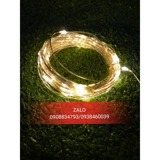 DÂY ĐÈN LED ĐOM ĐÓM 10 M(DÙNG PIN)