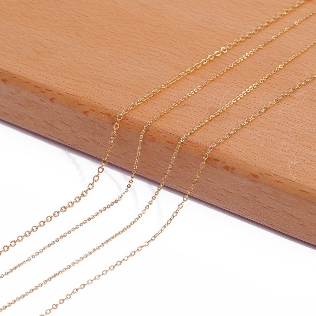 Vòng cổ Mạ Vàng 18k 1 / 1.3 / 1.5 / 2mm 1m