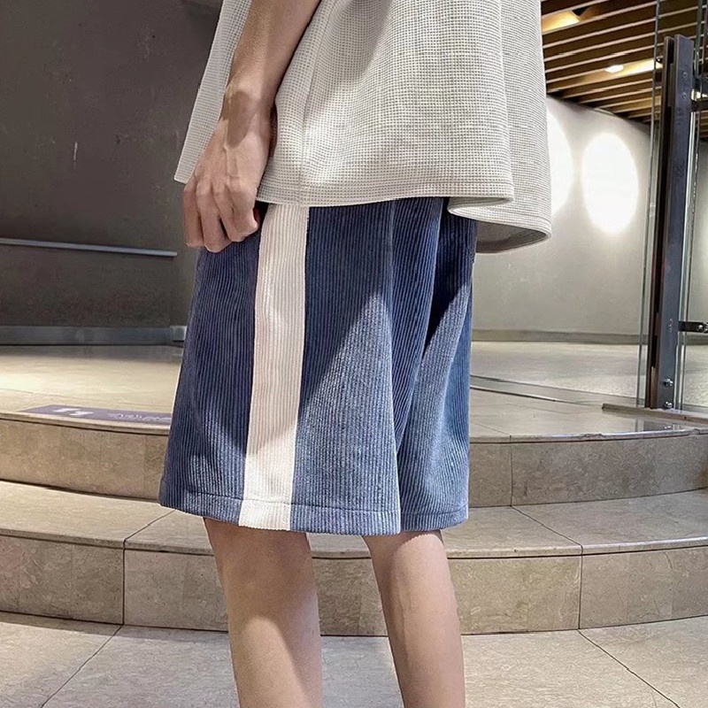 Quần Short Thể Thao Dáng Rộng Cài Nút Bên Hông Thoải Mái Thời Trang Nhật Bản Cho Nam Size M-3XL