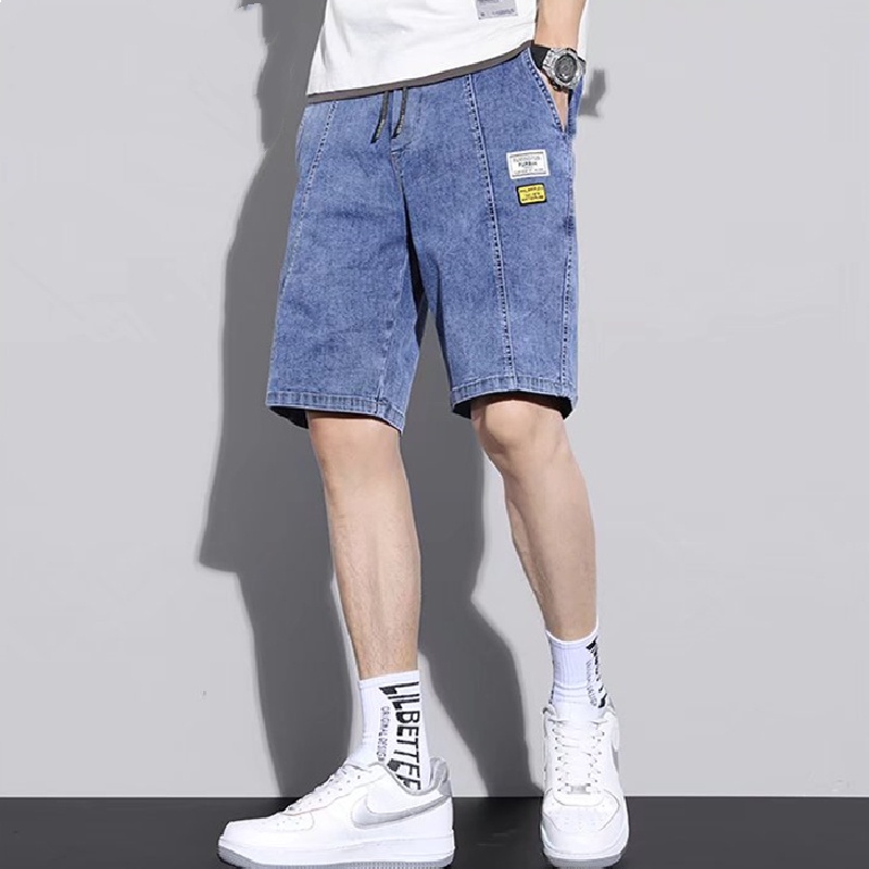 Quần Short jeans Nam Có Túi Lớn size M-3XL Phong Cách Hong Kong Trẻ Trung