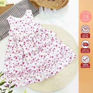 Đầm Sát Nách Oliriver Hoạ Tiết Hoa Nhí Cho Mùa Đi Biển, Đi Học, Đi Chơi Cho Bé Gái_Surikids