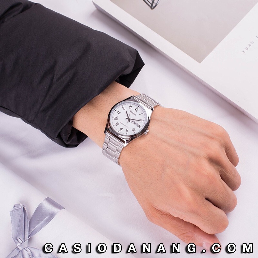 Đồng hồ nam dây kim loại Casio Standard chính hãng Anh Khuê MTP-V006D-7BUDF (38mm)