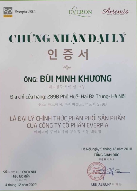 Đệm Everon 3 miếng gấp giảm 50%