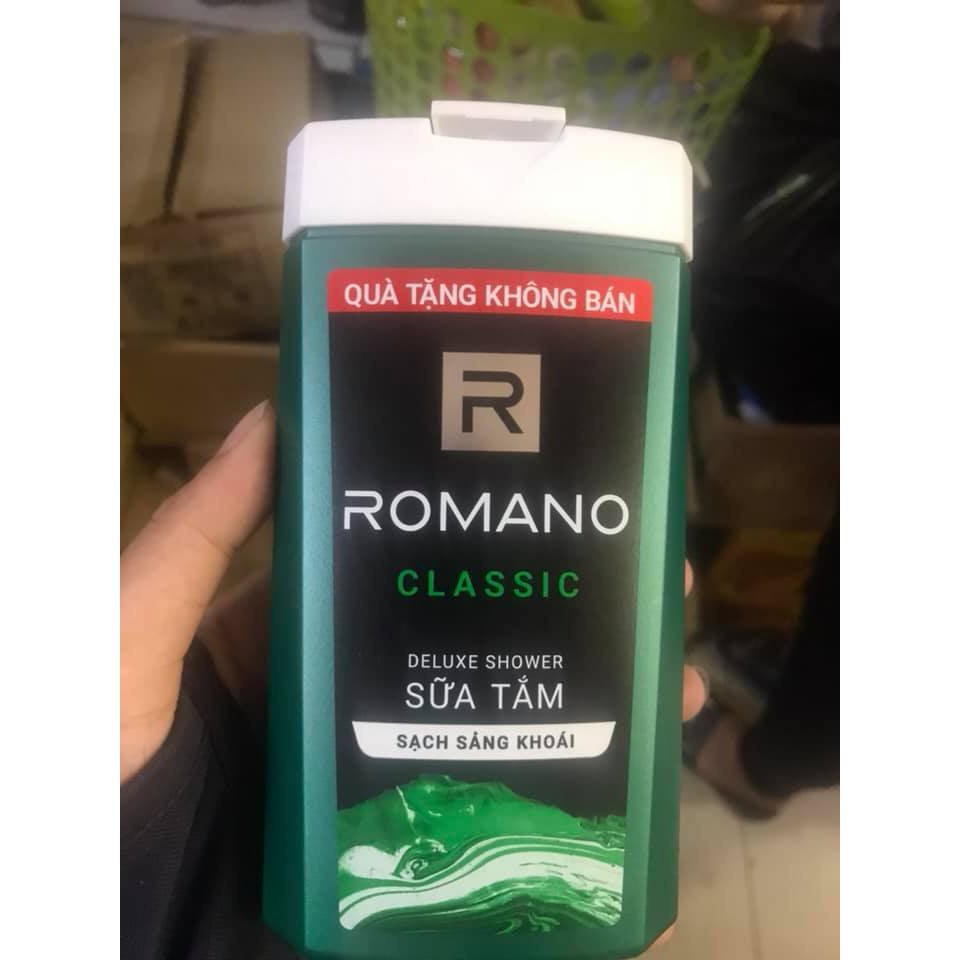 Sữa Tắm hương nước hoa Cao cấp Nam Romano Classic (hàng tặng)