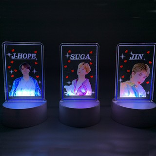 Đèn ngủ BTS và BTS chibi hình pop up store chibi