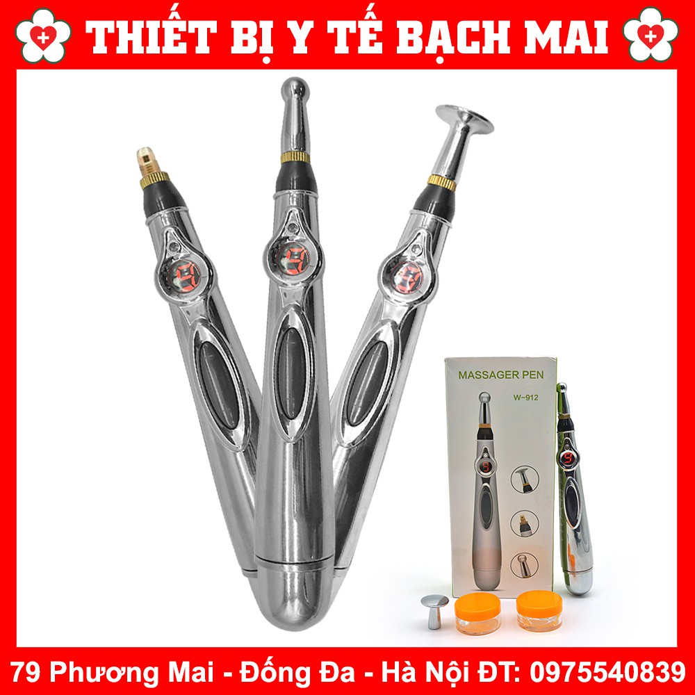 [Kèm Pin] Bút Xung Huyệt - Bút Châm Cứu Trị Liệu Xung Điện W-912