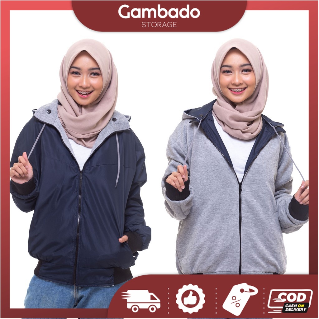 Bb Áo Khoác Hoodie Nữ Có Thể Tháo Rời Không Thấm Nước / Áo Khoác Nữ Sau Lưng Và Forth DC Hai Trong Một / Dù Jumbo size M, L, XXL