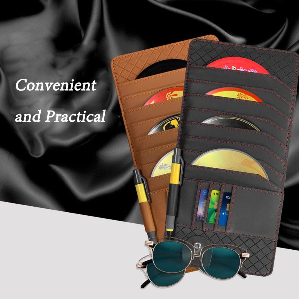 Ví Đựng Thẻ Gắn Tấm Che Nắng Nhiều Ngăn Tiện Dụng