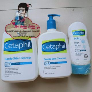 Sửa tắm - sửa rửa mặt Cetaphil cho mẹ và bé và cả gia đình❤❤❤