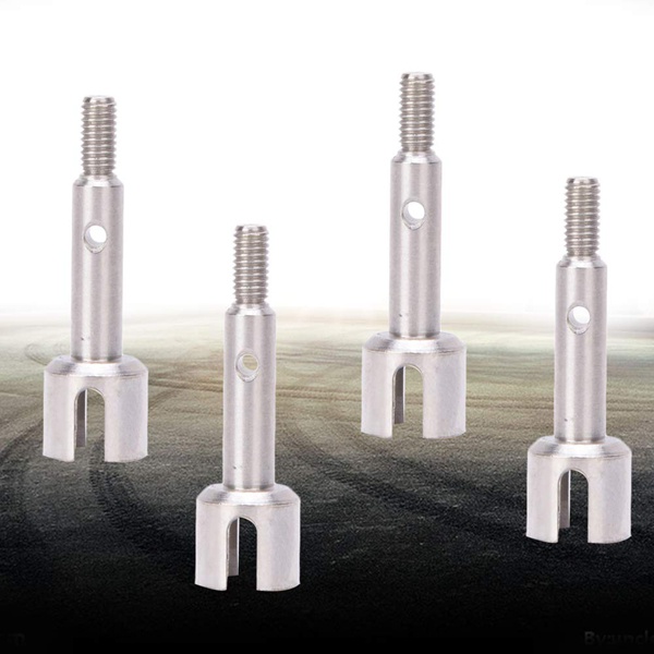Bộ 4 Trục Bánh Xe Trước / Sau Bằng Thép Thay Thế Chuyên Dụng Cho WLtoys 144001 Phụ Tùng Cho Xe Ô Tô Địa Hình Điều Khiển Từ Xa Tỉ Lệ 1: 14