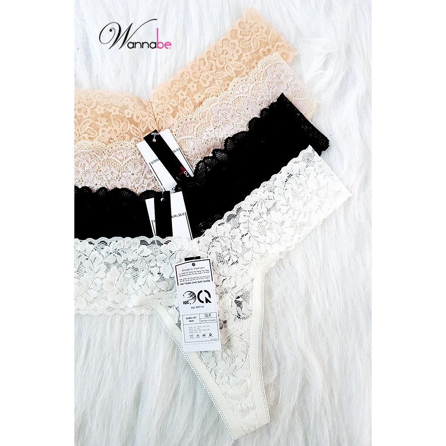 Quần lót ren t-back wannabe qlr01 gợi cảm, quyến rũ