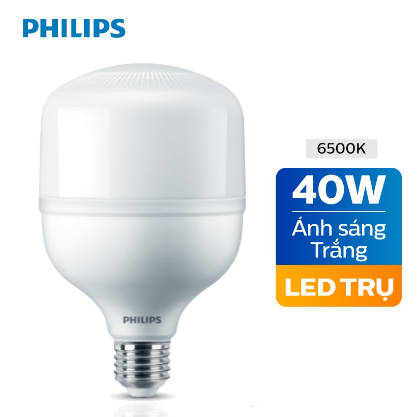 Bóng đèn Philips LED Trụ TForce core 40W HB E27- Ánh sáng trắng/ Ánh sáng vàng