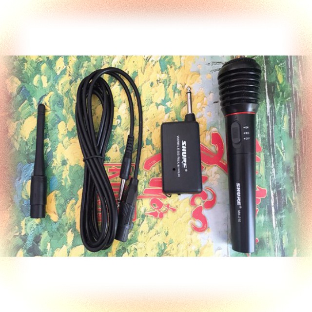 MẪU Micro Karaoke SHURE MA-210 Không Dây MỚI RẺ