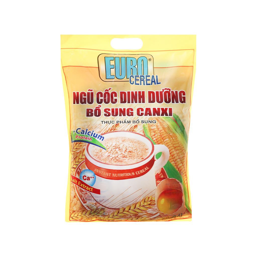 Bột ngũ cốc canxi Euro Cereal gói 500g