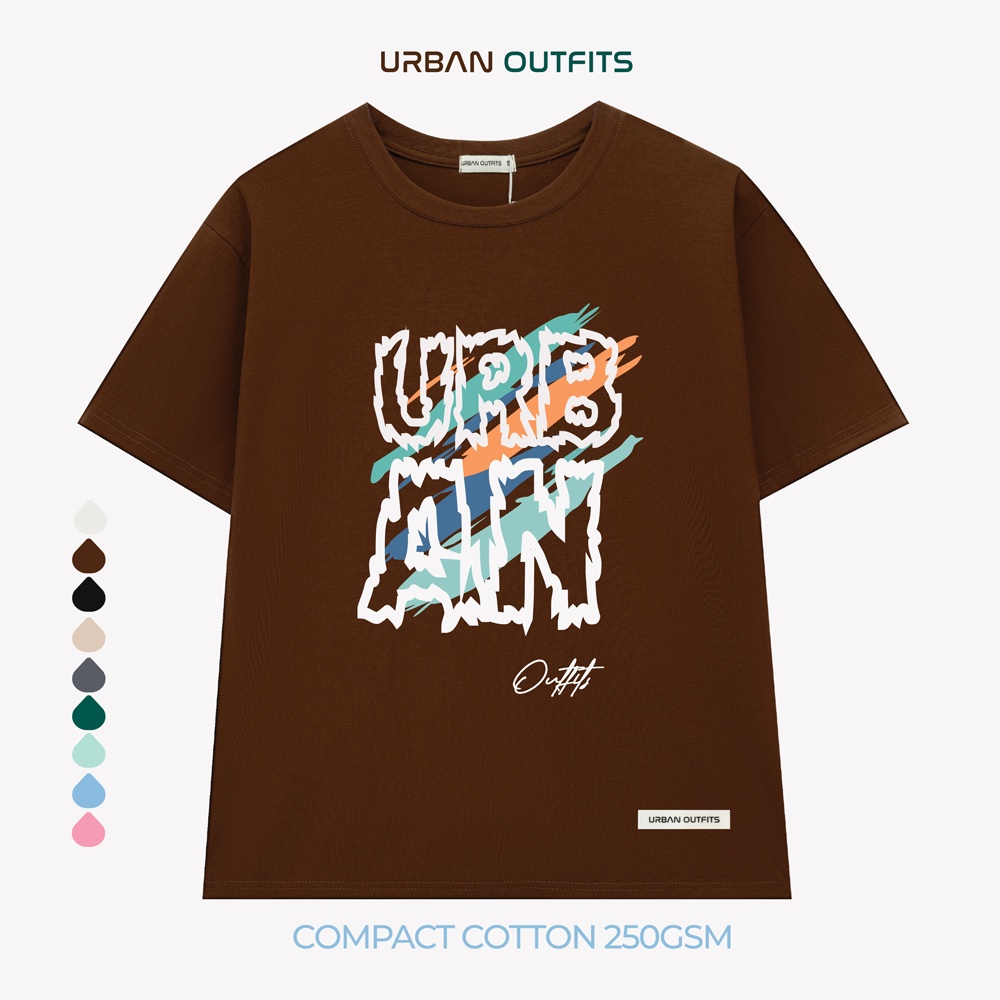 Áo Thun Tay Lỡ Form Rộng URBAN OUTFITS ATO168 Local Brand In Chữ ver 2.0 Chất Vải 95% Compact Cotton 250GSM Dầy