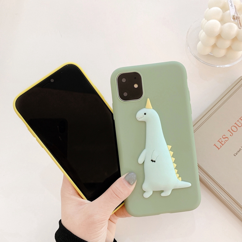 Ốp điện thoại hình khủng long/gà cho HUAWEI Nova 4e P30 Lite 2i 2 Lite 3i 7i 5T Y5 Y6 Pro Y7 Pro Y9 Prime 2019