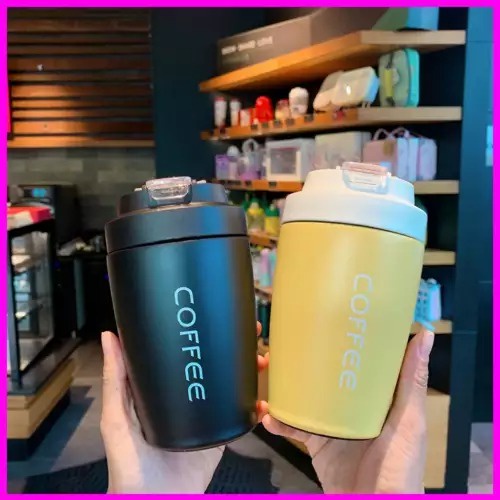 Cốc giữ nhiệt INOX 304 chống gỉ, cốc đựng nước 500ml, đựng coffe, trà sữa, đồ uống nóng lạnh bảo hành 6 tháng