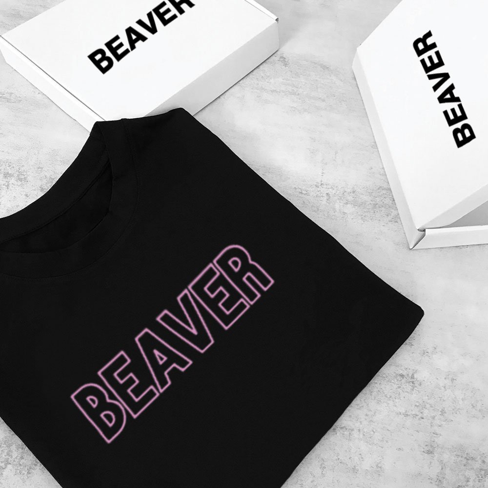 Áo thun Beaver Tee BEAVER tím Local Brand tay lỡ form rộng nam nữ Unisex Freeship Extra
