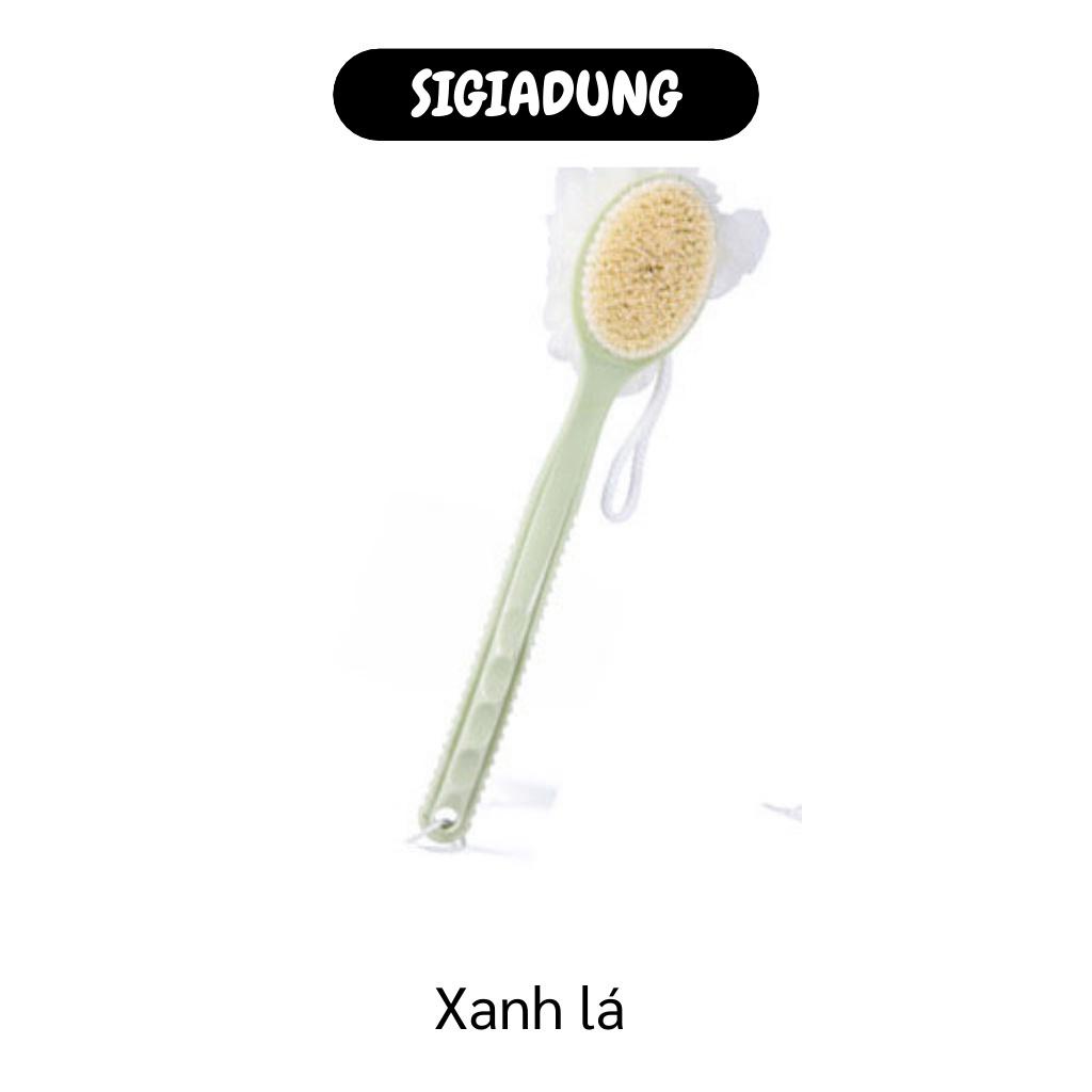 [SGD] Cây Bông Tắm - Bàn Chải Chà Lưng Kèm Bông Tắm Cán Dài Có Độ Cong Phù Hợp 4654