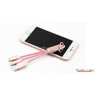 CÁP SẠC 3 ĐẦU MÓC KHÓA