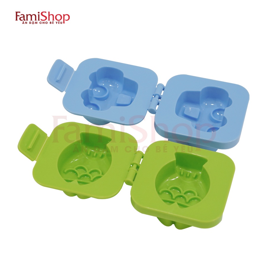 FamiShop Khuôn tạo hình cơm, trứng hình cá và ô tô Kokubo