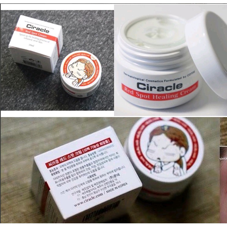 Kem Hỗ Trợ Giảm Mụn Sưng Đỏ Ciracle Red Spot Cream