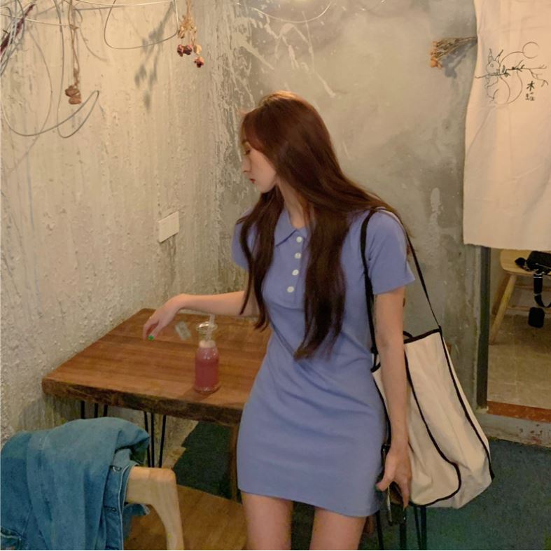 Đầm PoLo cổ áo sơ mi cực hot