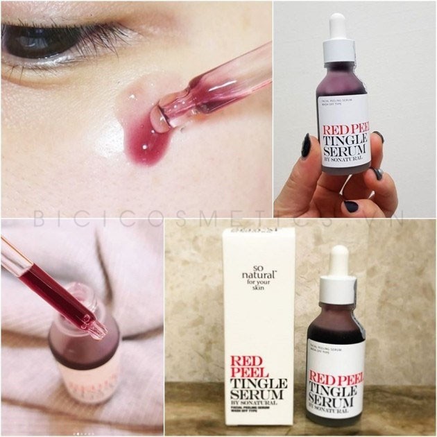 Serum Tái Tạo Da So Natural Red Peel Tingle Serum