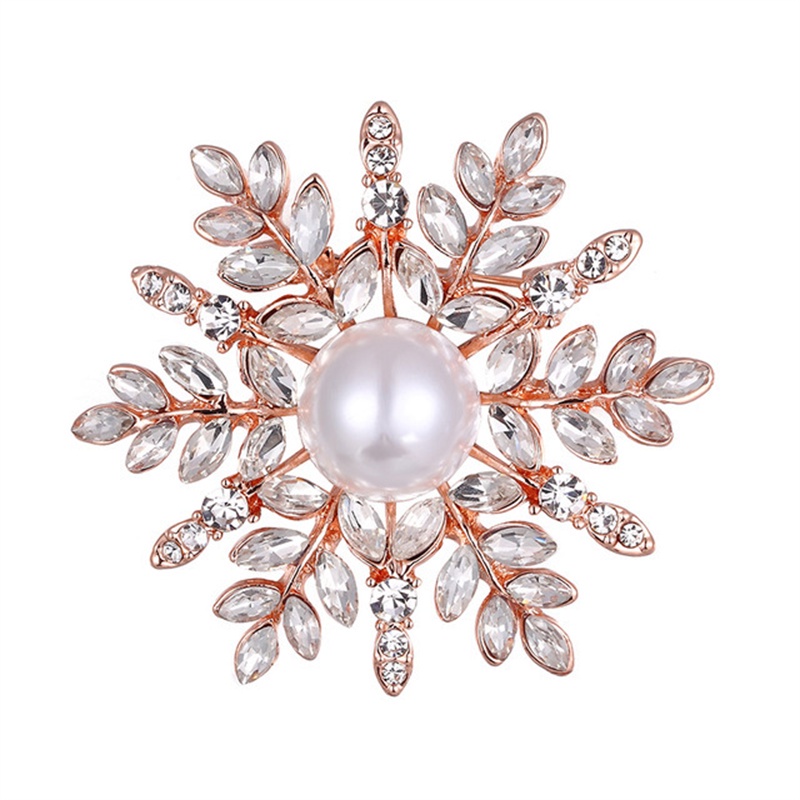 Trâm Cài Áo Hình Bông Tuyết Đơn Giản Thời Trang Cho Nữ