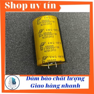Tụ lọc nguồn amply 63v 10000uf màu vàng cùng loại với tụ ELNA