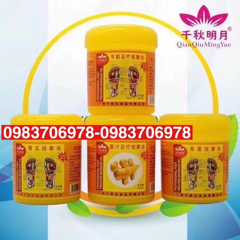 Kem masager chân gừng dung spa dưỡng sinh