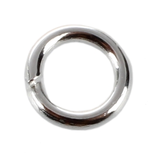 Set 100 nhẫn hở 4mm mạ bạc