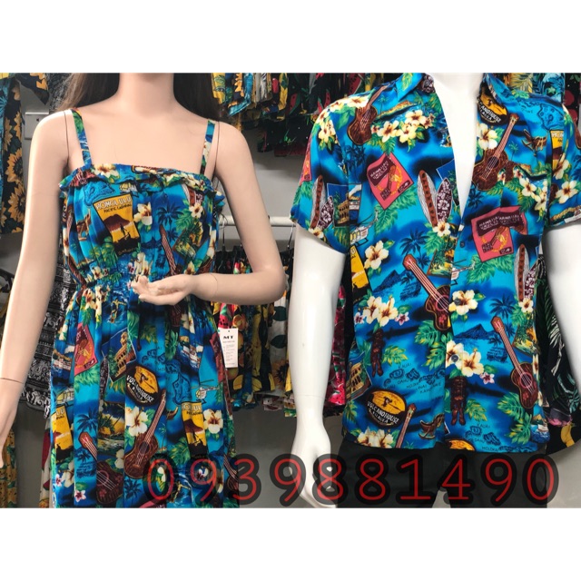 Đầm Maxi Trái cây - Hawaii
