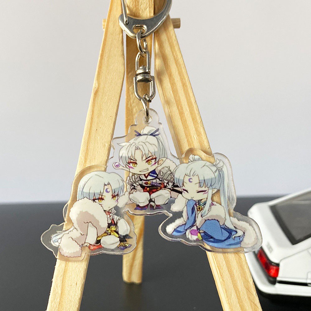 Móc Khóa Hình Inuyasha Bằng Acrylic Thời Trang