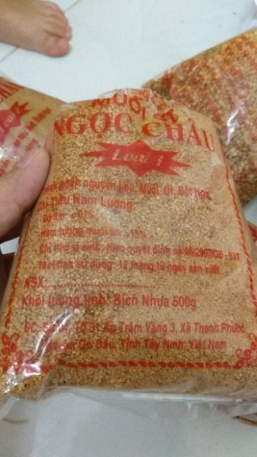 Muối Tây Ninh Ngọc Châu loại 1 mịn ( 100gr)