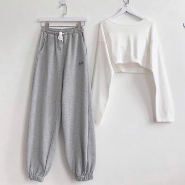 Quần Thun❤️FREESHIP❤️ Quần jogger unisex ống chun Spun - Dưới 70kg | BigBuy360 - bigbuy360.vn