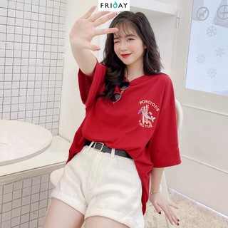 Áo phông freesize hoạ tiết máy bay trực thăng Friday